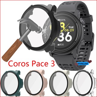 สําหรับ Coros Pace 3 กรอบสร้อยข้อมือ กรอบ PC ฟิล์มกระจก ป้องกันหน้าจอ สําหรับ Coros Pace3 เคส