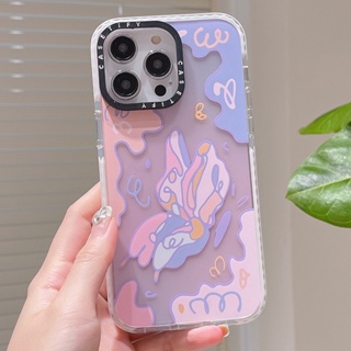 Casetify เคสโทรศัพท์มือถือแบบแข็ง ลายผีเสื้อ สําหรับ iPhone 14 13 12 11 Pro Max