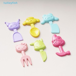 【tuilieyfish】กิ๊บติดผมเรซิ่น ลายการ์ตูน Kuromi Cinnamoroll Melody Purin Pochacco อุปกรณ์เสริม สําหรับครัวเรือน【IH】