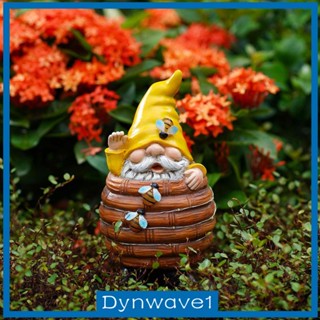 [Dynwave1] รูปปั้นโนม ทนต่อสภาพอากาศ สําหรับสนามหญ้า ระเบียง กลางแจ้ง