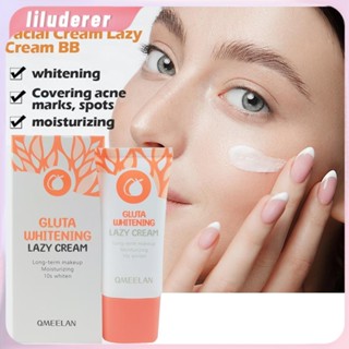 ครีมทาหน้าไวท์เทนนิ่งโลชั่นเพิ่มความชุ่มชื้นLazy Cream 30g Lazy Moisturizing Long Orange HO