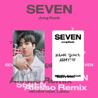 1/7 ชิ้น BT-S JungKook SEVEN Yes Solo อัลบั้ม โฟโต้การ์ด โลโม่การ์ด บังทันบอยส์ Kpop โปสการ์ด ของราคาถูก CX