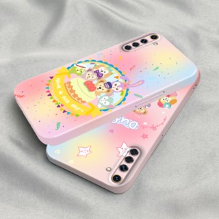 เคสโทรศัพท์มือถือ PC แข็ง ปิดด้านหลัง ลายหมีดัฟฟี่น่ารัก แวววาว สําหรับ Realme 6 6s Pro 5 5i 5S 6i 3 3i C17 7i 7 8 9 Pro Plus C2 C20 C11 C35