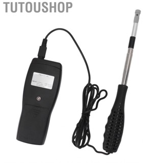 Tutoushop Hot Wire Anemometer Handheld USB   Wind Speed Temperature Gauge with Thermal