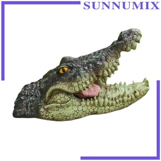 [Sunnimix] ทุ่นลอยน้ํา รูปหัวจระเข้ สําหรับตกแต่งหัวเป็ด