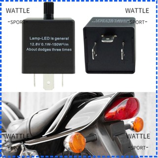 Wattle รีเลย์ไฟกระพริบ LED CF13KT ทนทาน อุปกรณ์เสริม สําหรับรถจักรยานยนต์ รถยนต์