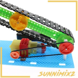 [Sunnimix2] โมเดลสายพานลําเลียงไฟฟ้า DIY ของเล่นวิทยาศาสตร์ สําหรับผู้เริ่มต้น วัยรุ่น ของขวัญ