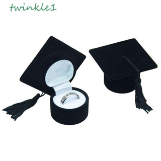 Twinkle1 กล่องกํามะหยี่ สําหรับใส่เครื่องประดับ แหวน