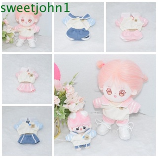 Sweetjohn OB11 ชุดจั๊มสูทกระโปรง 1/12 BJD 16 ซม. 10 ซม. 20 ซม. หลากสี สําหรับตุ๊กตา BJD