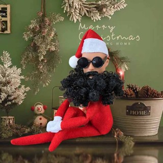 Elf Christmas Stuffed Dolls Decorations Ornaments With Beard Exquisite Compact Elf Plush Toys Christmas Ornaments