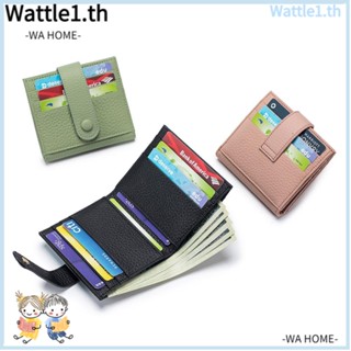 Wttle กระเป๋าสตางค์ หนังวัวแท้ แบบนิ่ม บางพิเศษ ใส่บัตรเครดิตได้ สําหรับผู้ชาย และผู้หญิง