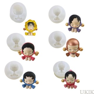 Uki แม่พิมพ์ รูปหุ่นยนต์ สําหรับตกแต่งเค้ก ขนมหวาน ฟองดองท์ DIY