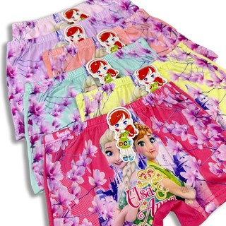 6Pieces Girl's Cartoon Character Shorts Boyleg Underwear For Kid 2-10yrs