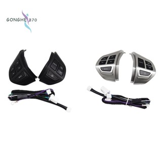 [gonghe370] สวิตช์ควบคุมเสียงพวงมาลัยรถยนต์ สําหรับ MITSUBIS…