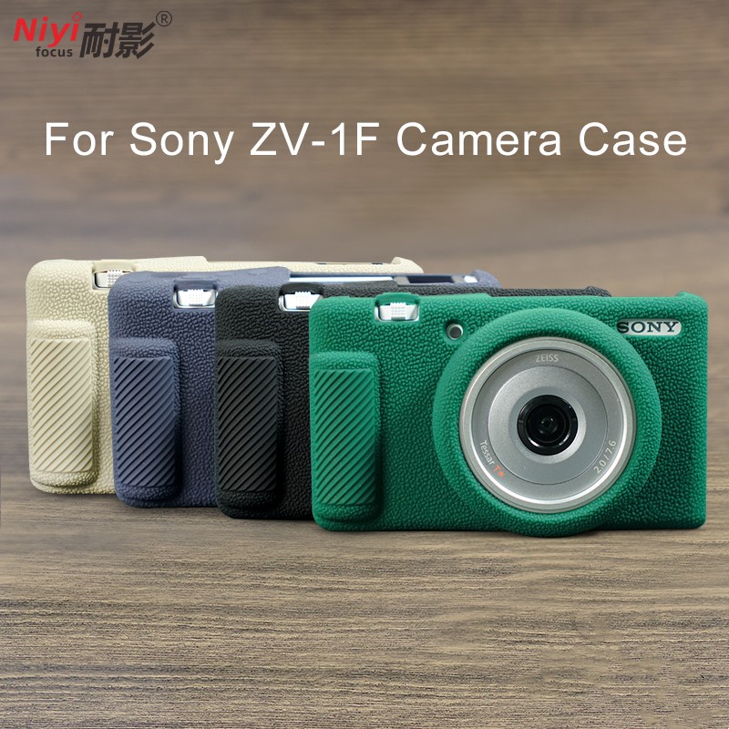 เคสกระเป๋าใส่กล้อง ซิลิโคนนิ่ม อุปกรณ์เสริม สําหรับ Sony ZV-1F ZV1F ZV1II ZV1M2 ZVE10 ZV1