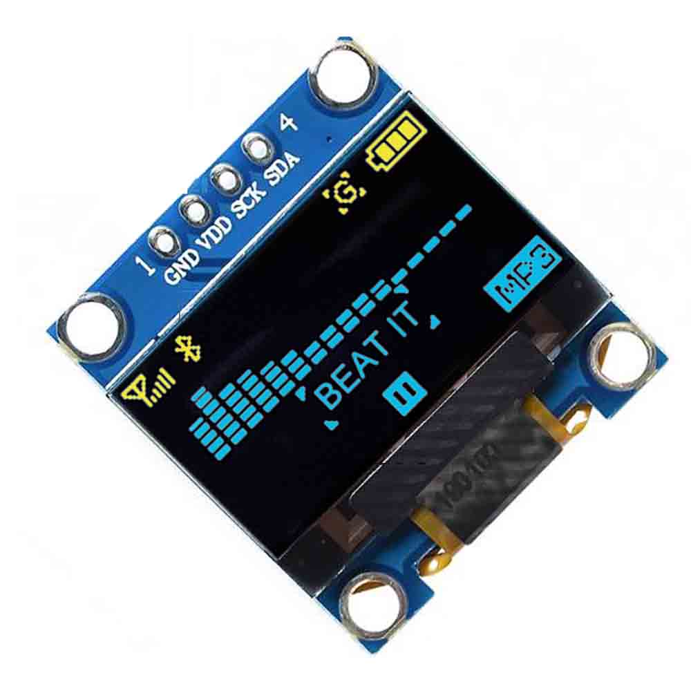 บอร์ดโมดูลหน้าจอ LCD 0.96 นิ้ว IIC SPI Serial 7 4Pin SSD1306 12864 สําหรับ Arduino