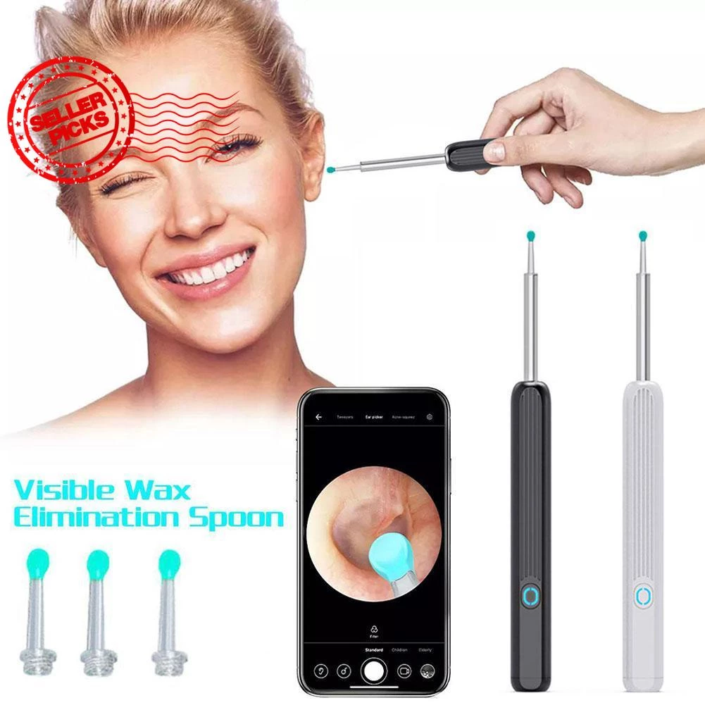 ช้อนแคะหู แบบเปลี่ยน สําหรับเครื่องทําความสะอาดหูอัจฉริยะไร้สาย NE3 L8I6 3 ชิ้น ต่อชุด
