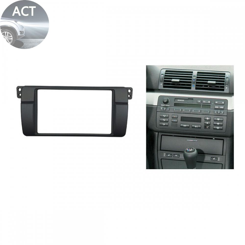 กรอบแผงวิทยุสเตอริโอ 2 Din สําหรับ BMW 3 Series E46 1998-2006
