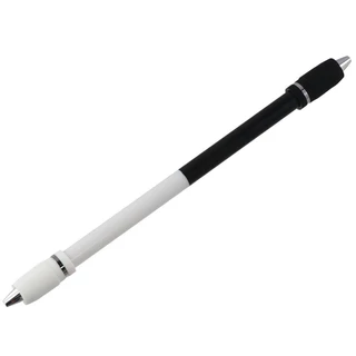 Yann1 Pen Spinning, White PC Spin Pen, สํานักงานเคลือบกันลื ่ นสีดํา