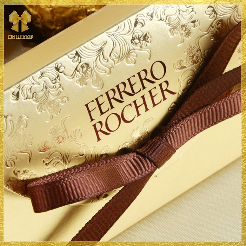 Chuffed> กล่องของขวัญ กล่องขนมหวาน ลาย Ferrero Rocher 10 ชิ้น