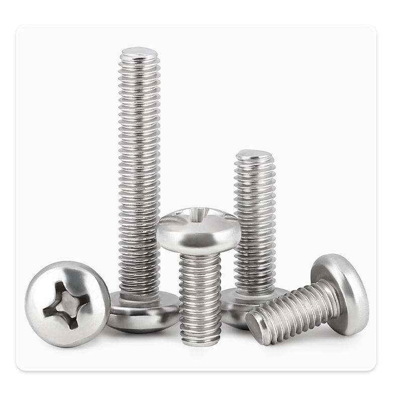 M1.6M2M2.5 304 stainless steel cross round head screw pan head screw bolt *3x4/5-30