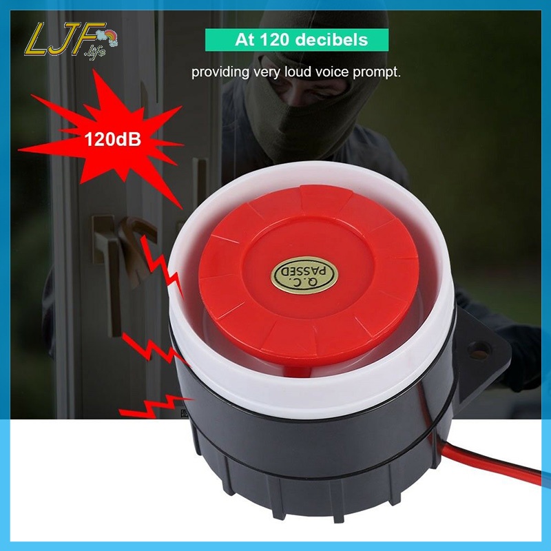 Ljf ลําโพงไซเรน มีสาย ขนาดเล็ก 110dB DC 12V TH