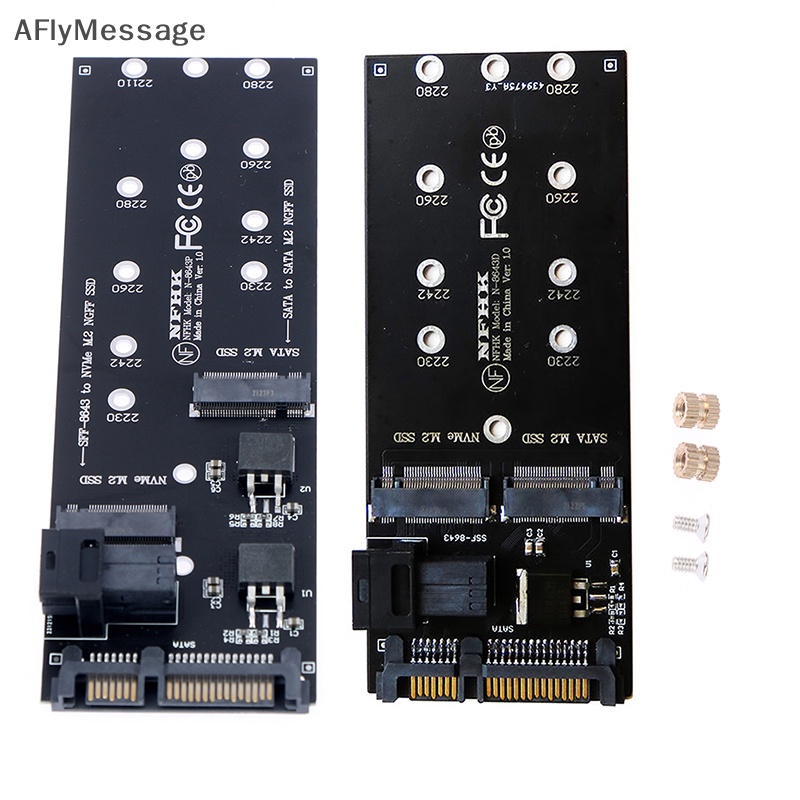 Afl อะแดปเตอร์ 22Pin SATA M.2 SSD SFF-8643 เป็น NVMe M.2 NGFF SSD สําหรับเมนบอร์ด TH