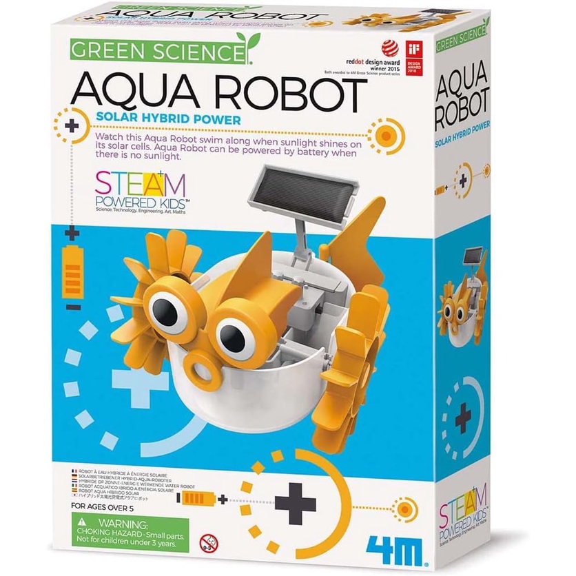 [sgstock] 4M Green Science Aqua Robot -