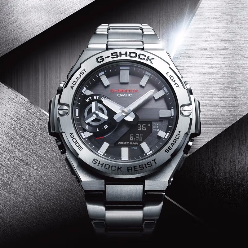 GST-B500D สายเรซินสําหรับผู้ชายและกล่องคู่มือ Zero mg 1 ปีนาฬิกาสปอร์ตแฟชั่น ZOutdoor Watch V789