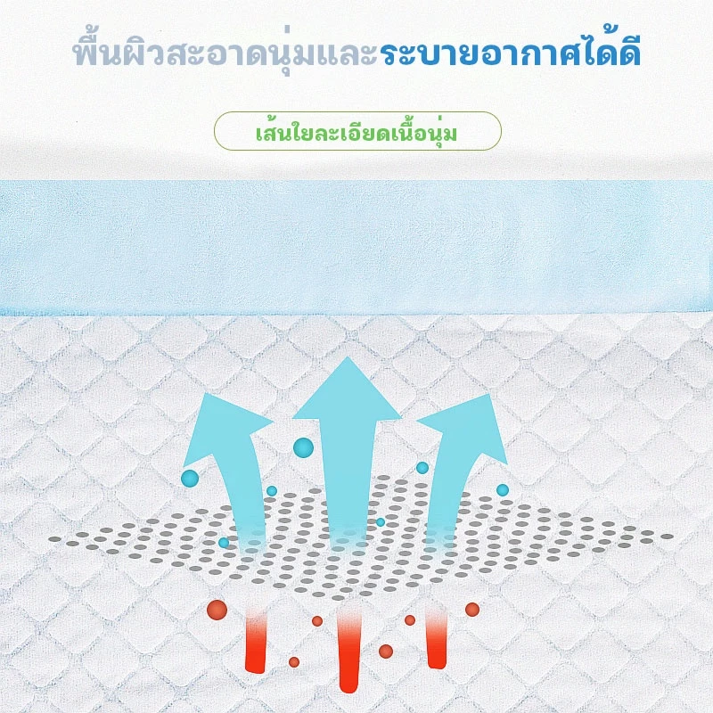 【พร้อมส่ง】แผ่นรองฉี่สุนัข แผ่นรองฉี่ ต่อต้านแบคทีเรีย ซึมซับไดีดี ผ้ารองฉี่ ถาดรองฉี่สุนัข แผ่นรองฉี่แมว thumbnail 6
