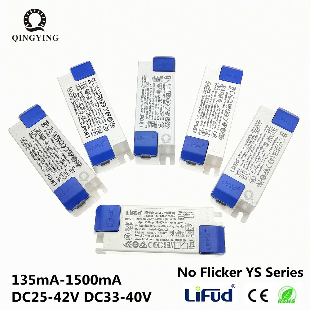 Lifud หม้อแปลงพาวเวอร์ซัพพลายบัลลาสต์ LED LF-GIRxYS Series 135mA 200mA 300mA 450mA 600mA 700mA 900mA 1000mA 1200mA 1300mA 1400mA1500mA