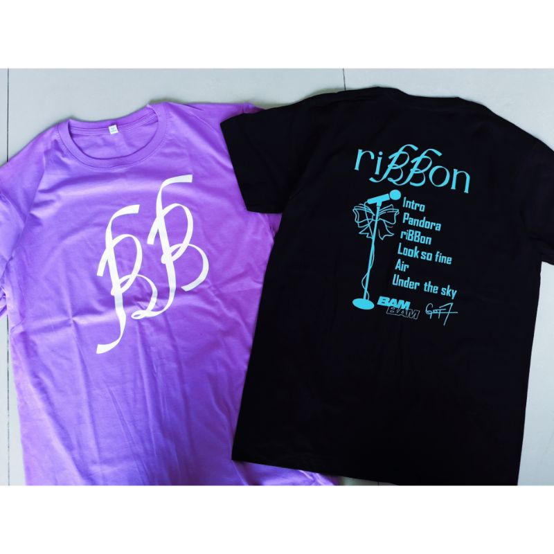 BAMBAM​ GOT7 เสื้อยืดสกรีนลาย BAMBAM riBBon​ พร้อมส่งS-5XL