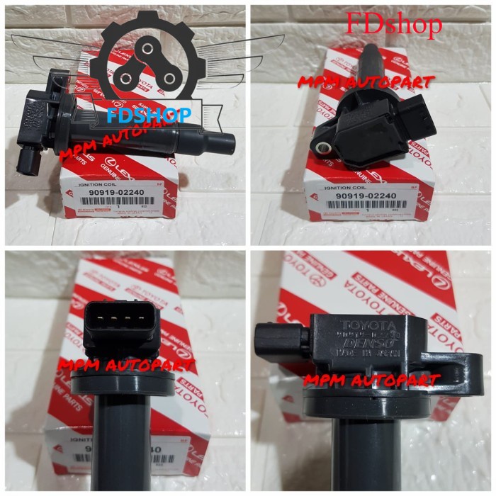 คอยล์จุดระเบิด vios limo yaris 90919-02240 ori oem