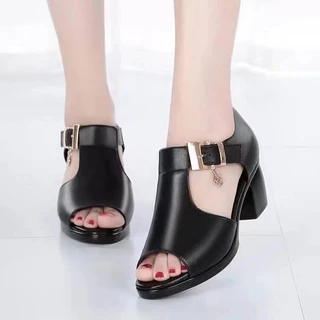Charming missx พร้อมส่ง รองเท้าส้นสูงสูงทรงสวยรัดข้อเท้าสวยๆ รุ่นBR381