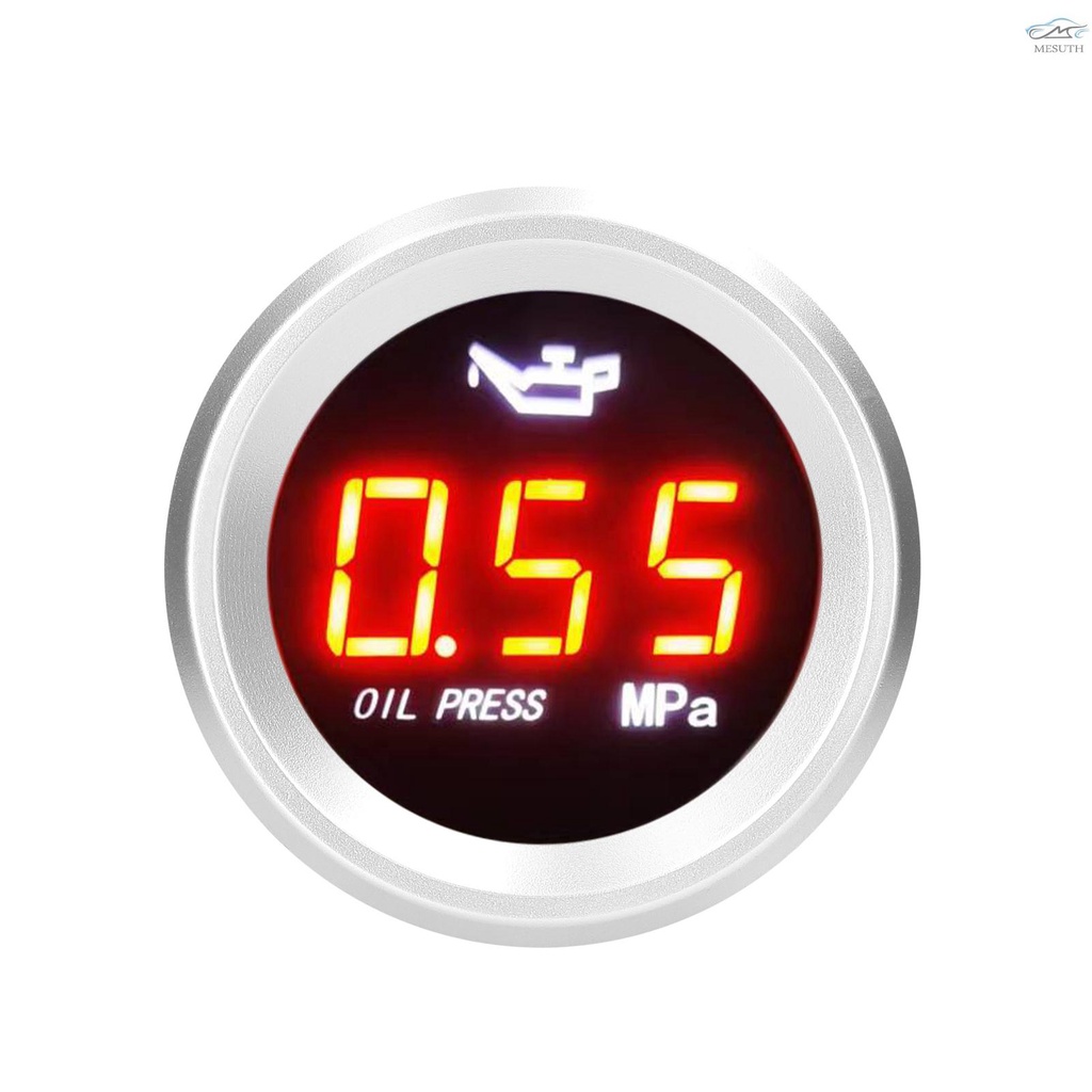 เครื่องวัดความดันน้ํามันเครื่องยนต์ดิจิทัล พร้อมไฟกระพริบ 0-1.00MPa 9-35V สําหรับรถยนต์ รถจักรยานยนต์ ราคา ถูกที่สุด ดีลบีเคเค