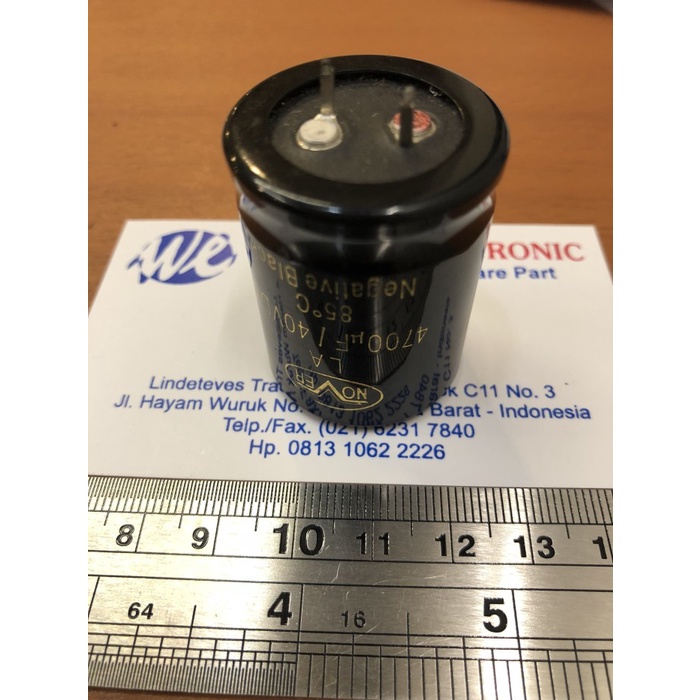 Elco Capacitor 4700uf-40v nover 4,400uf-40v JI27