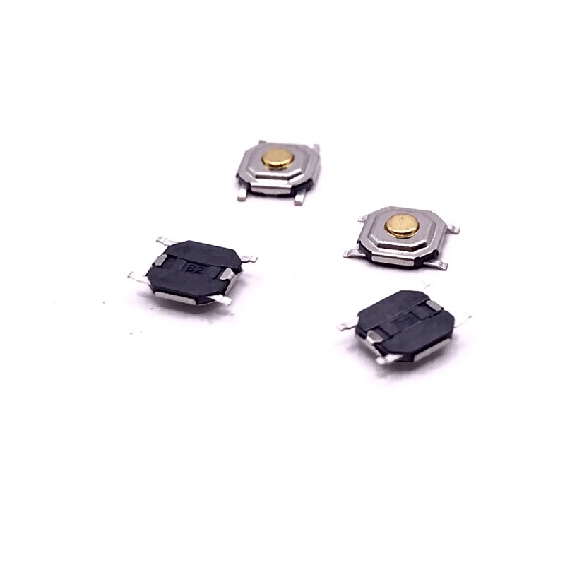 Switch Micro ไมโครสวิตช์ ปุ่มสวิตช์ เปิด ปิด 4ขา(แพ็ค 10 ตัว) 4*4*1.5mm มีของพร้อมส่งในไทย