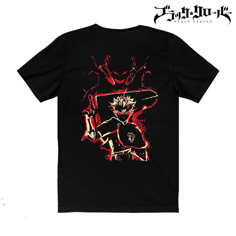 Anime Black Clover Casual Graphic Fashion Tee Shirt Plus Size เสื้อยืดคอกลม S-5XL