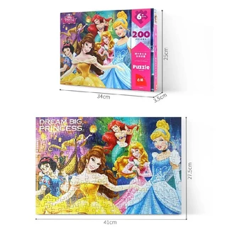 จิ๊กซอว์เจ้าหญิงดิสนีย์ เอลซ่า โฟรเซ่น แอนนา 100-200-500 ชิ้น ของเล่นเพื่อการศึกษา สําหรับเด็กผู้หญิง 5-6-14 ปี ของขวัญ