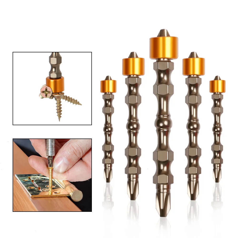 1/10pcs 65mm Anti Slip Electric Screwdriver Bit Magnetic Singles Head Screwdriver Bit Hardness Elect