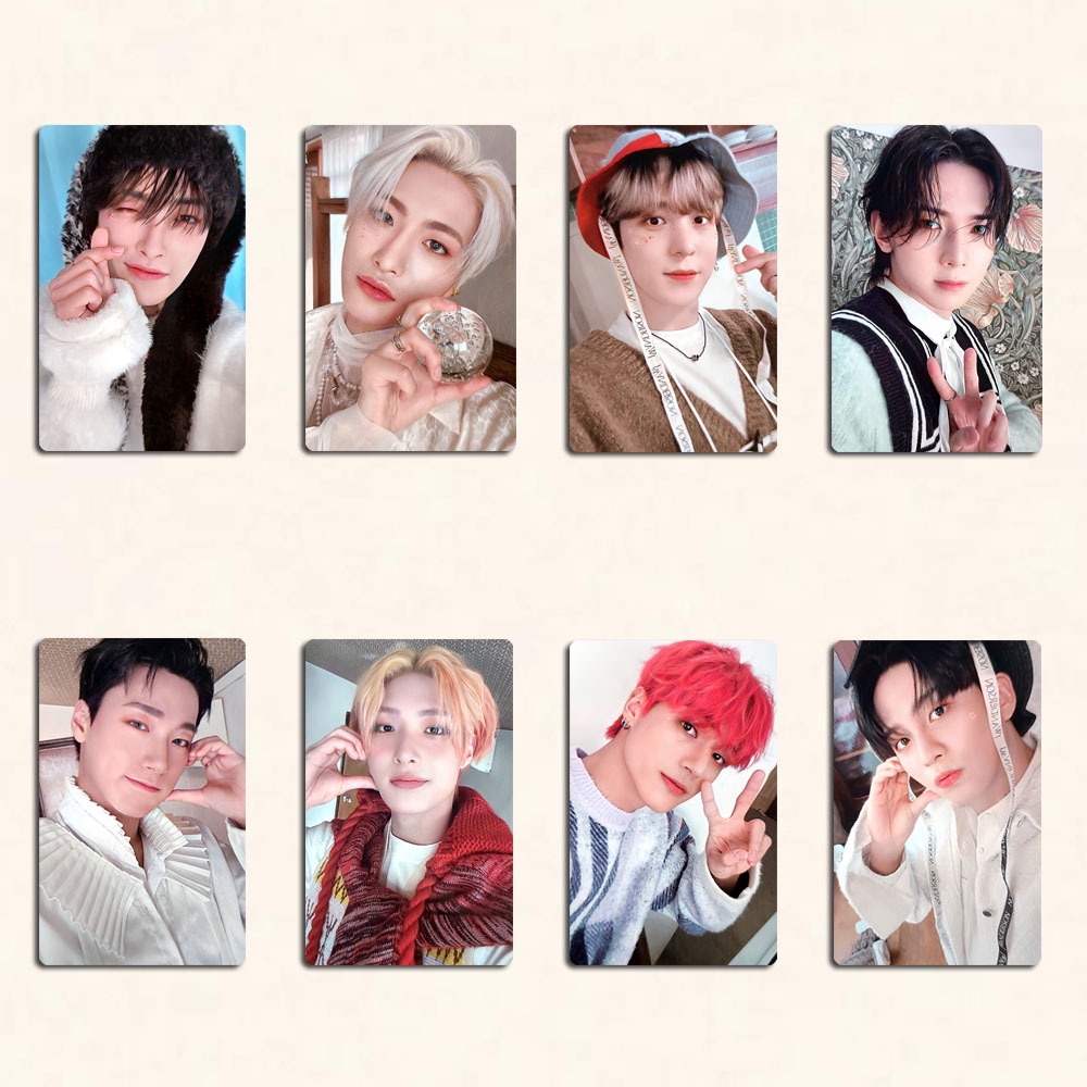 โฟโต้การ์ด Kpop Idol ATEEZ 4th ATINY MEMBERSHIP KIT