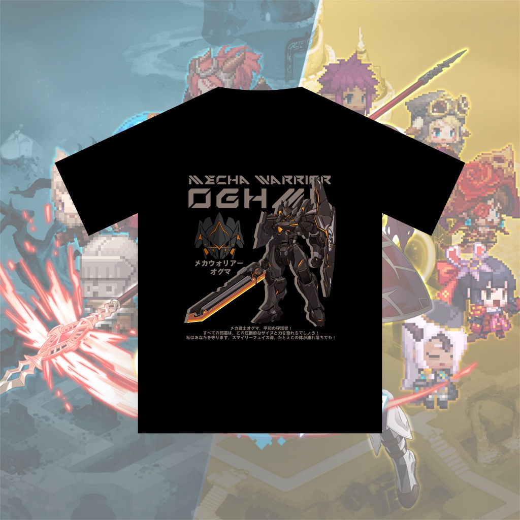 ขายดี เสื้อยืด ผ้าฝ้าย ลาย Guardian Tales OGHMA Combed 30s