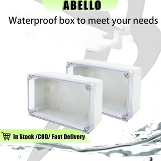 Outdoor Monitoring Box Transparent Waterproof Junction Box ABS Plastic Box Multiple Sizes