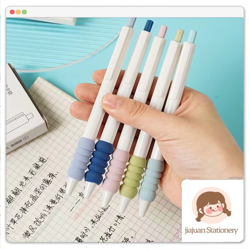 Y&X ปากกาเจล 0.5 มม. ปากกาหมึกเจลแบบกด การเขียน เครื่องมือ เครื่องใช้สำนักงาน