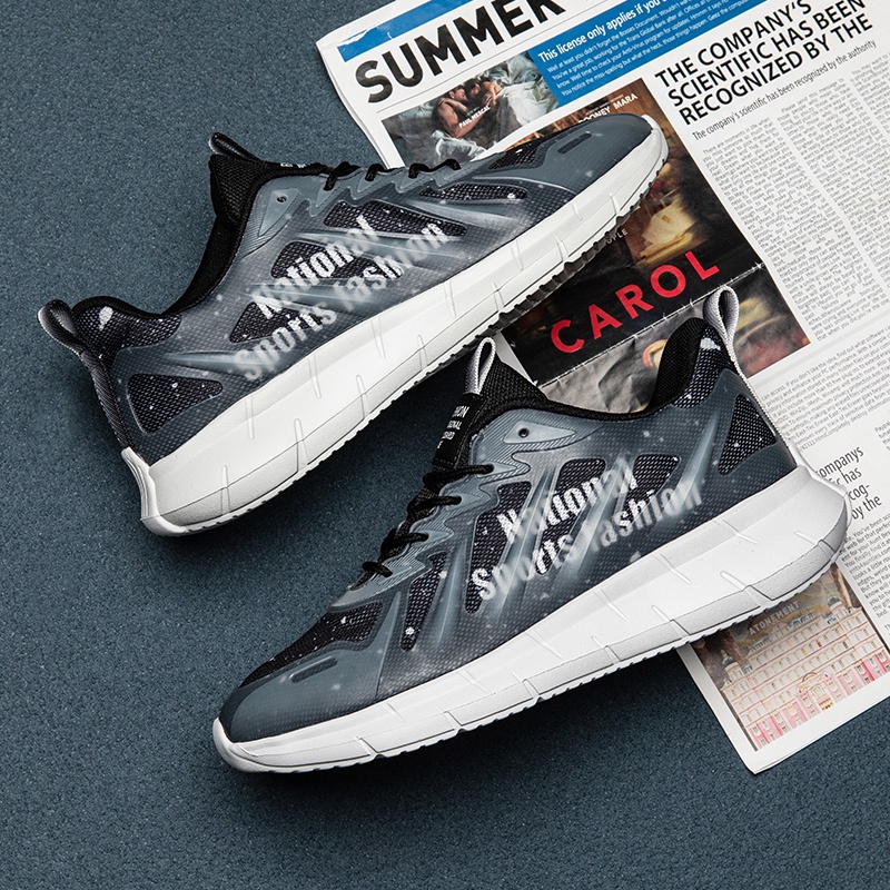 OBLYSTEP รองเท้าผ้าใบสําหรับบุรุษเพิ่มความสูงรองเท้าวิ่งลําลองเหมาะสําหรับรองเท้าในร่มยืนยาวใน 12ชม.