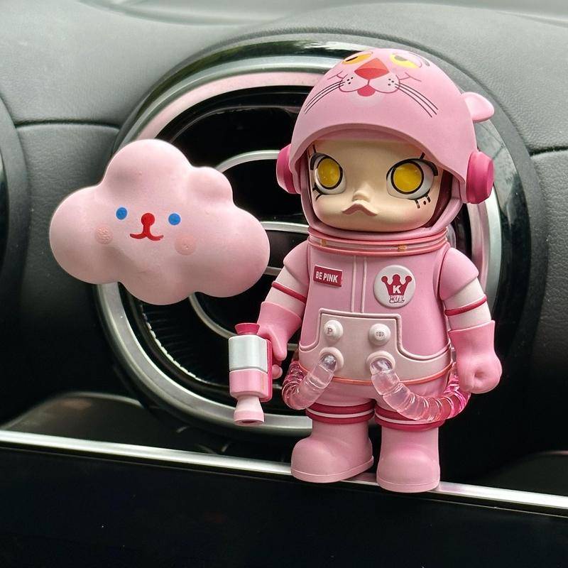 Popmart POPMART MEGA Series Molly 100% ช่องแอร์อโรมาเธอราพี สําหรับตกแต่งภายในรถยนต์ รุ่น 2
