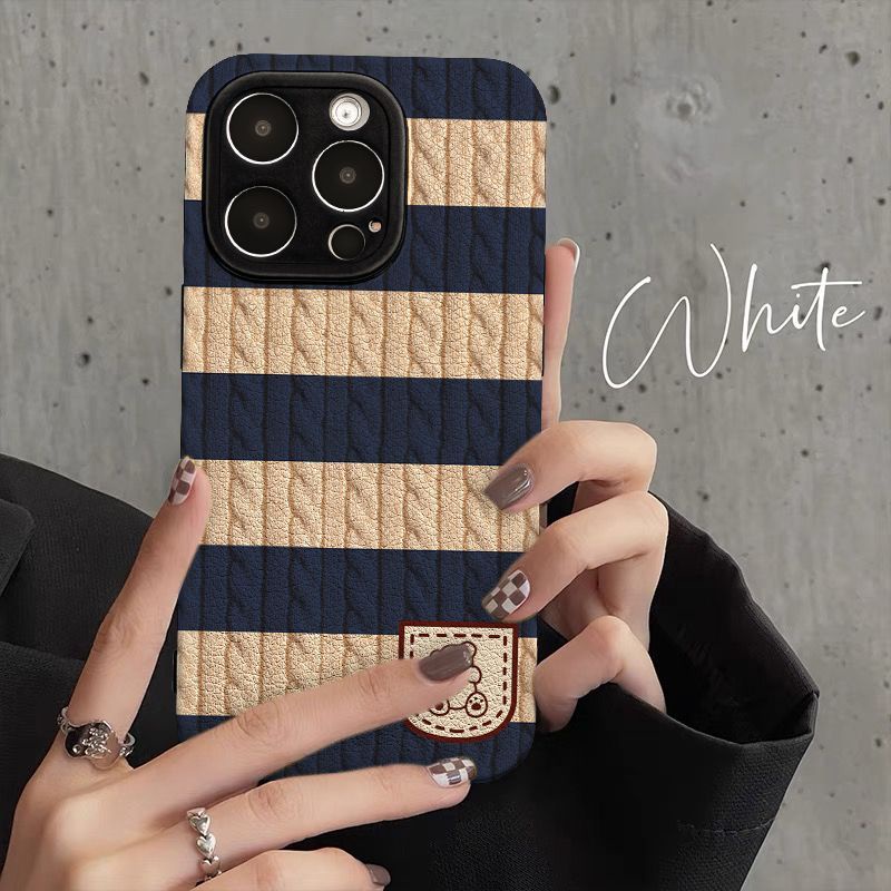 เคสโทรศัพท์มือถือหนังเทียม แบบนิ่ม ลายหมี สําหรับ Apple Iphone 15promax 14 13 12Promax 11