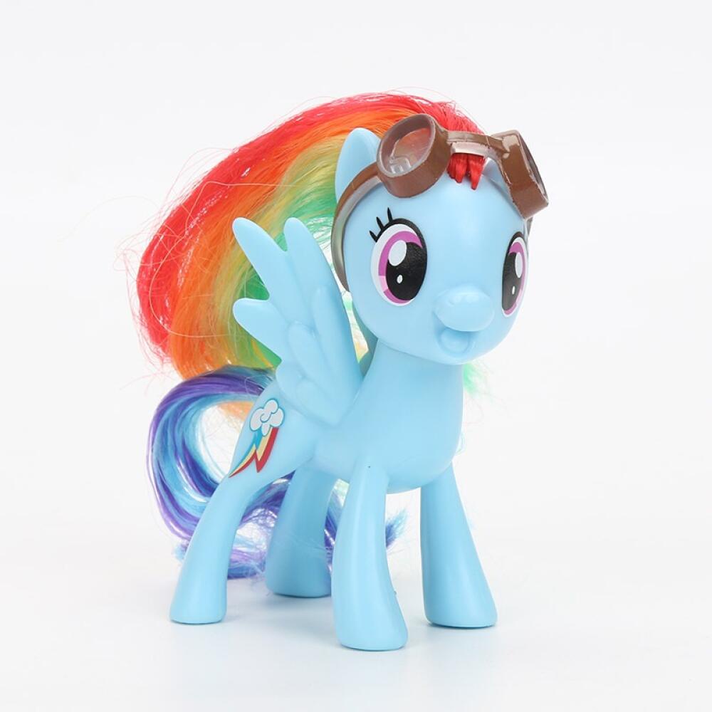 ฟิกเกอร์ PVC รูปการ์ตูน My Little Pony Rainbow Horse A New Generation Friends ขนาด 8 ซม. ของเล่นสําหรับเด็ก เก็บสะสม ของขวัญวันเกิด