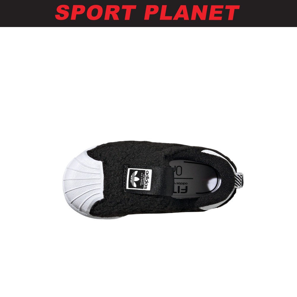 adidas Bunga Baby Superstar 360 I Slip On ผ้าใบ Kasut Boy (Q46178) Sport Planet 6-10 รองเท้า light