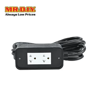 DATA ปลั๊กไฟยาง HD9 (Heavy Duty) 16A 3600 วัตต์ สายไฟ VCT/G 2 ช่อง ยาว 10 เมตร